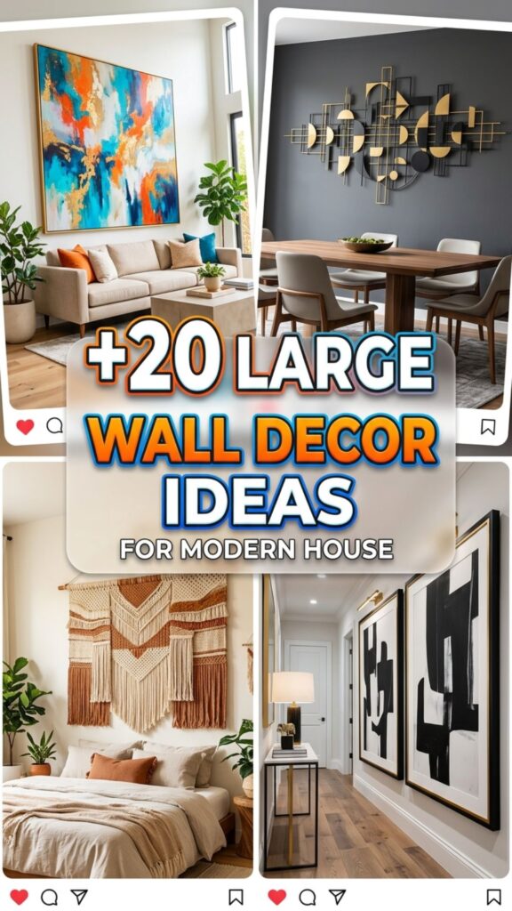 1. 20 Large Wall Decor Ideas for a Modern Home Makeover