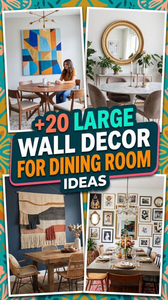 1. 20 Large Wall Decor Ideas for a Stunning Dining Room