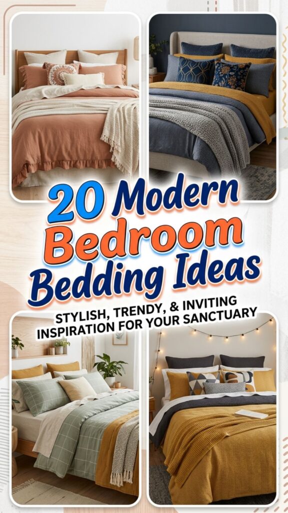 1. 20 Modern Bedroom Bedding Ideas for a Fresh Room Makeover