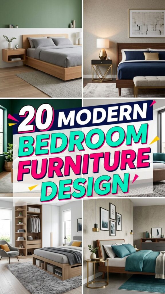 1. 20 Modern Bedroom Furniture Design Ideas for Every Home
