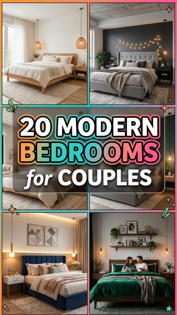 1. 20 Modern Bedroom for Couples Ideas for a Peaceful Home