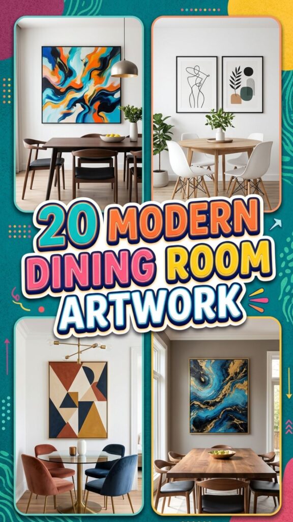 1. 20 Modern Dining Room Artwork Ideas for a Stylish Home