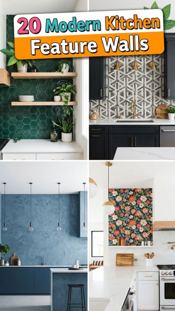 1. 20 Modern Kitchen Feature Wall Ideas for a Stunning Look