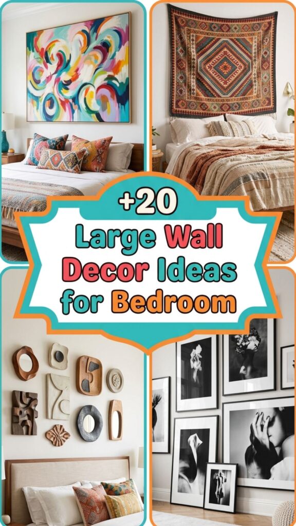 1. 20 Modern Large Wall Decor Ideas for Bedroom Interiors
