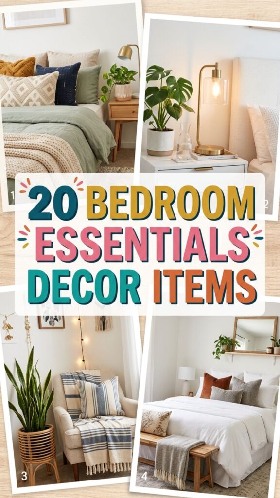 1. 20 Must-Have Bedroom Essentials Decor Items for Every Home
