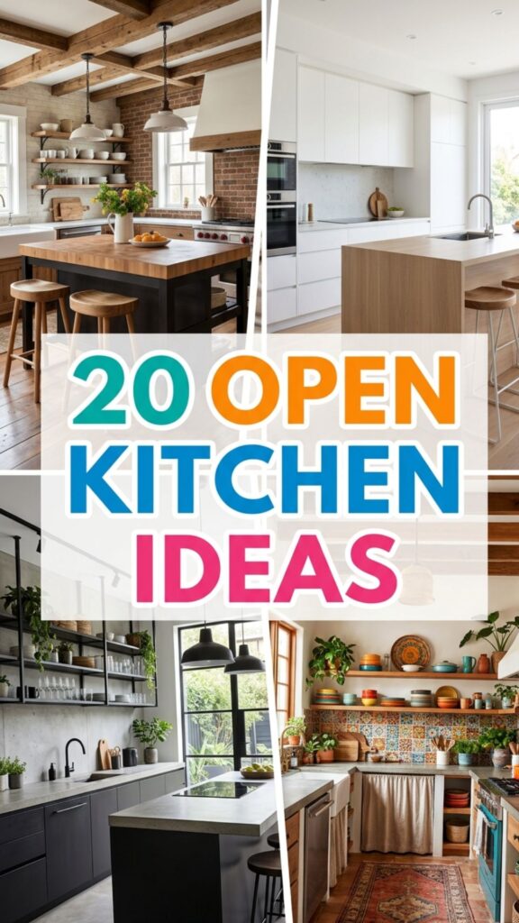 1. 20 Open Kitchen Ideas for Small Spaces