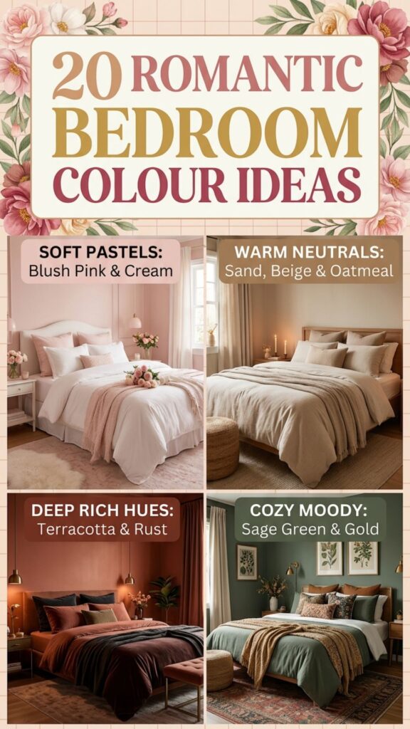 1. 20 Romantic Bedroom Colour Ideas for Couples