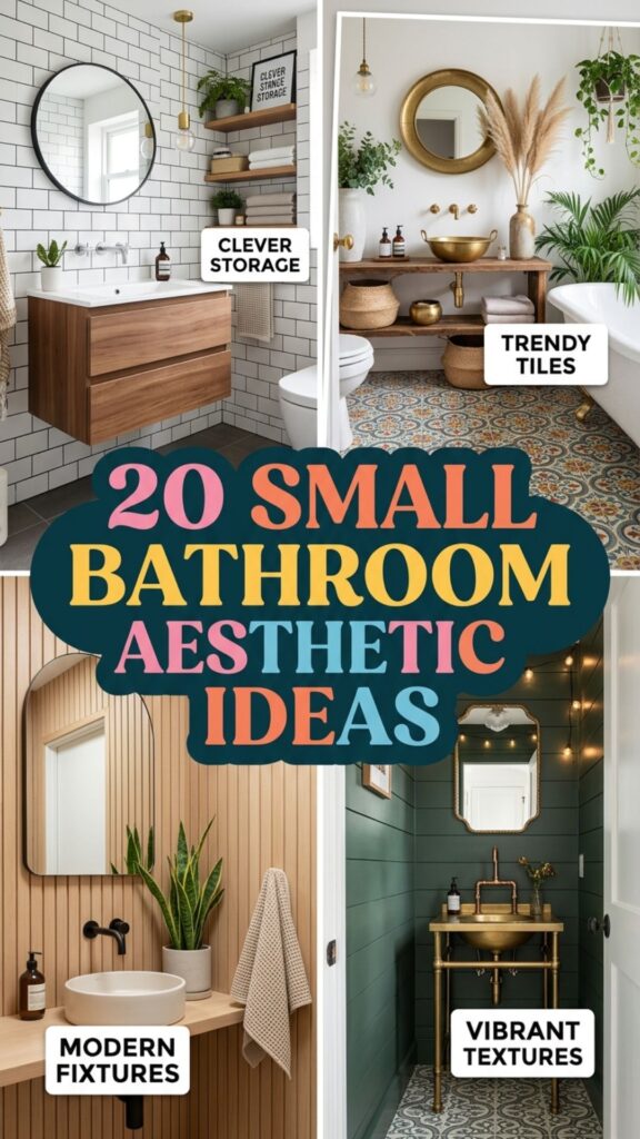 1. 20 Small Bathroom Aesthetic Ideas That Look Expensive