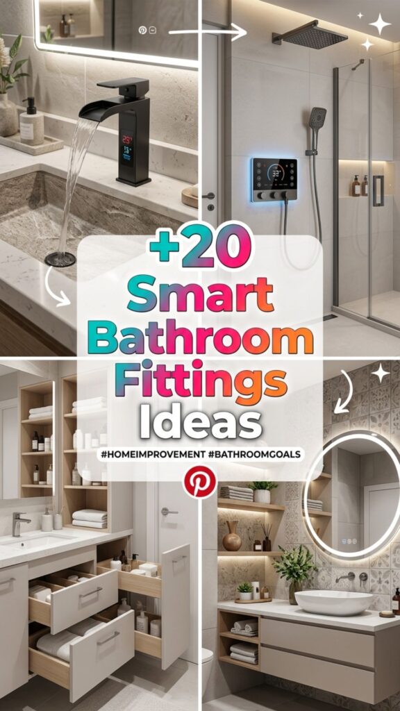 1. 20 Smart Bathroom Fittings Ideas for Modern Apartments