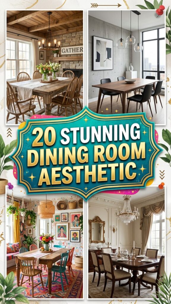 1. 20 Stunning Dining Room Aesthetic Trends You’ll Want to Copy