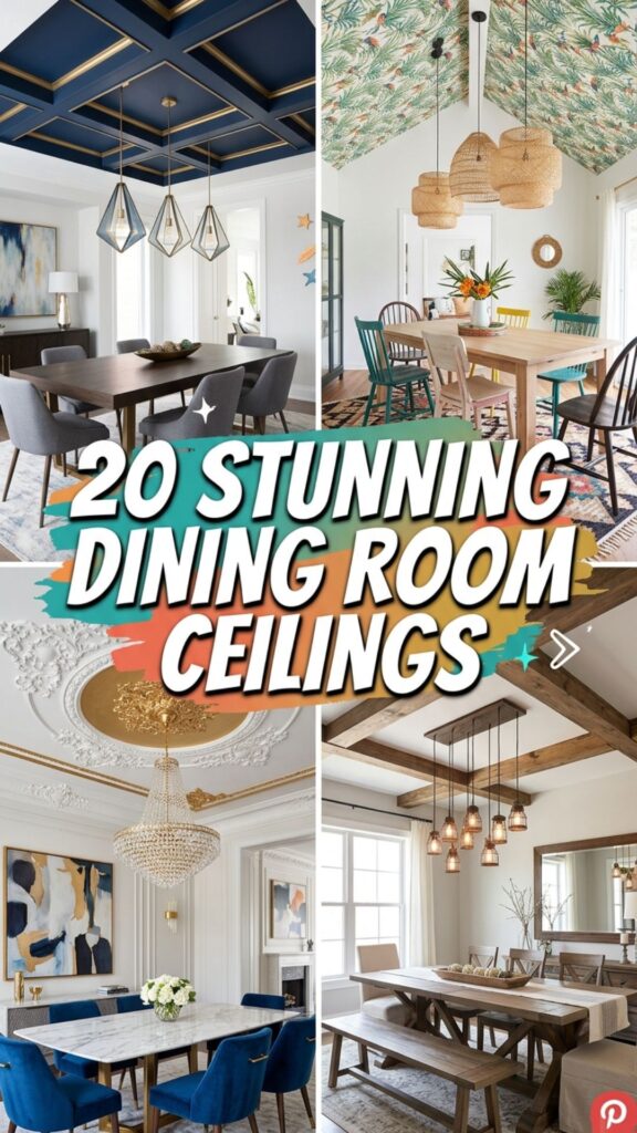 1. 20 Stunning Dining Room Ceiling Designs You’ll Want to Copy
