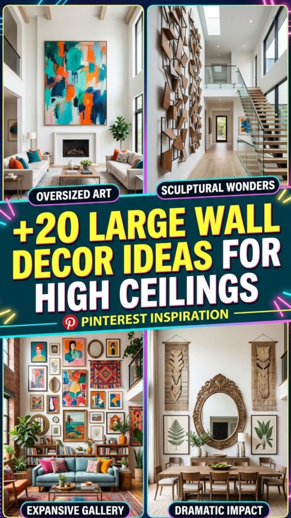 1. 20 Stunning Large Wall Decor Ideas for High Ceilings