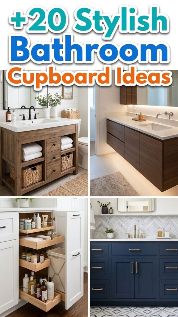 1. 20 Stylish Bathroom Cupboard Ideas for Modern Homes
