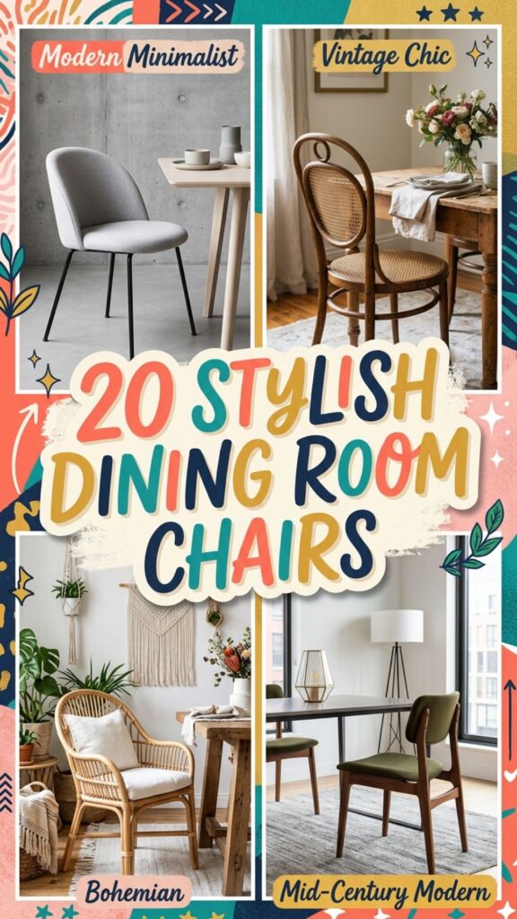 1. 20 Stylish Dining Room Chairs for Every Interior