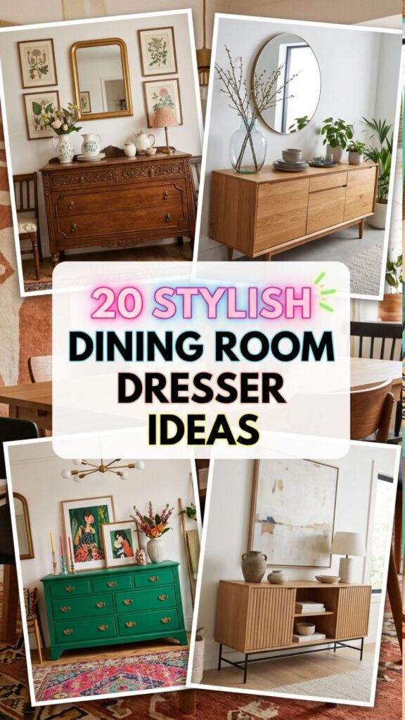 1. 20 Stylish Dining Room Dresser Ideas for Extra Storage
