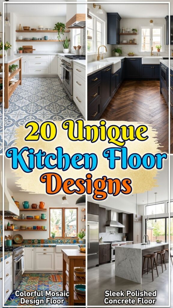 1. 20 Unique Kitchen Floor Design Ideas for a Standout Home
