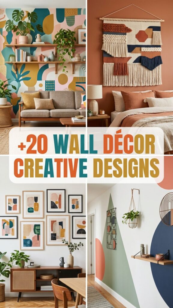 1. 20 Wall Décor Creative Designs That Make Your Space Stand Out