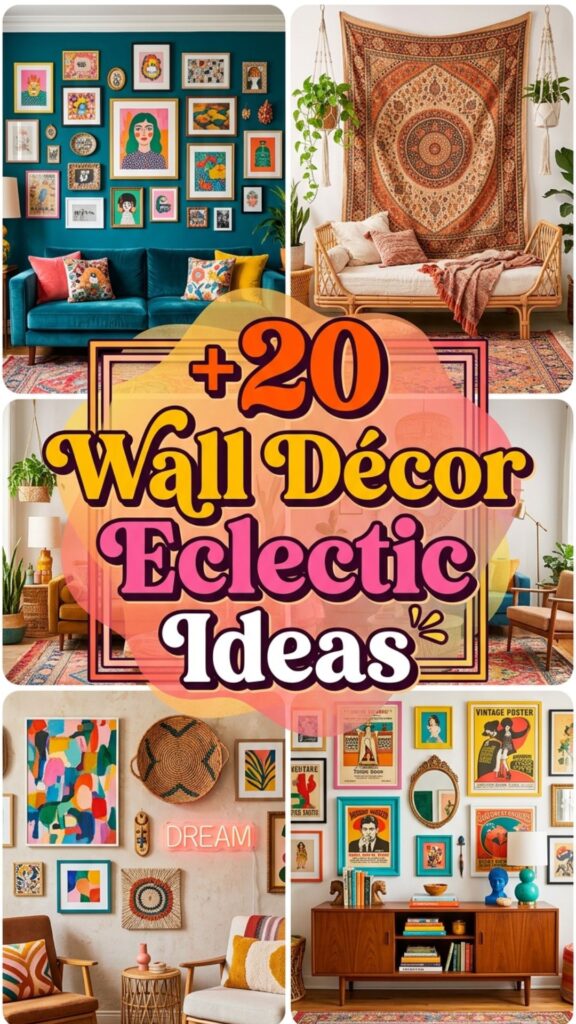 1. 20 Wall Décor Eclectic Ideas That Break Traditional Design Rules