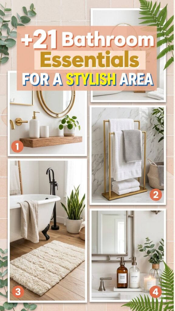 1. 21 Bathroom Essentials for a Stylish and Practical Setup