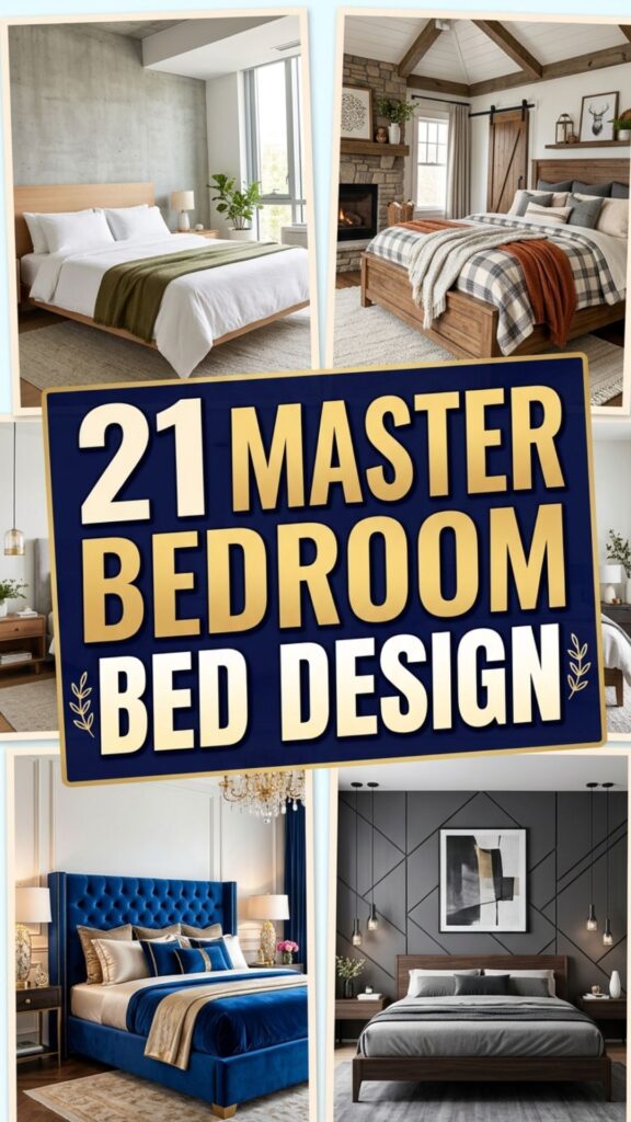 1. 21 Master Bedroom Bed Design Ideas for a Premium Feel
