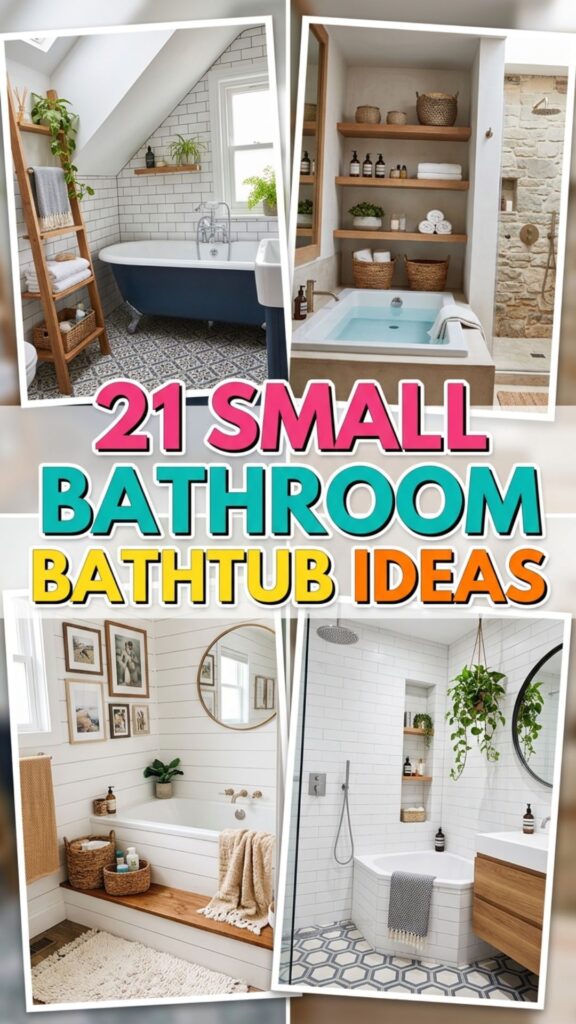 1. 21 Small Bathroom Bathtub Ideas That Save Space Beautifully