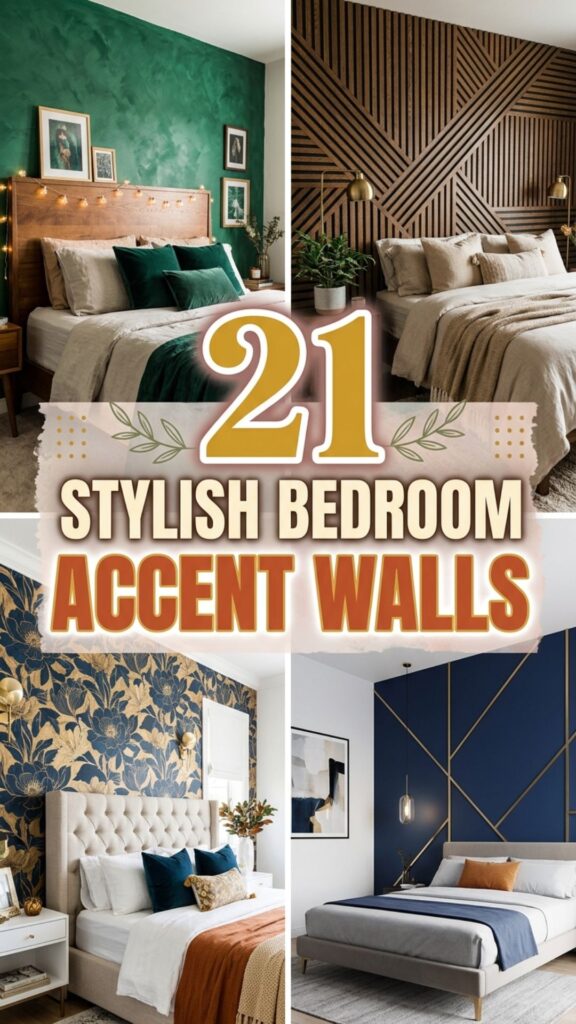 1. 21 Stylish Bedroom Accent Wall Designs for a Cozy Makeover