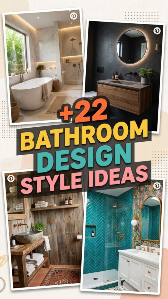 1. 22 Bathroom Design Style Ideas to Upgrade Your Home