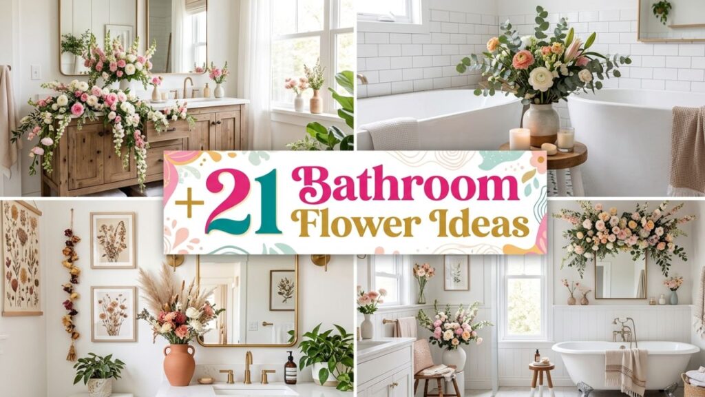 21 Bathroom Flower Ideas to Freshen Up Your Space