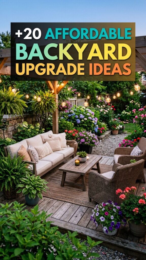 1. 20 Affordable Backyard Upgrade Ideas for a Beautiful Outdoor Makeover