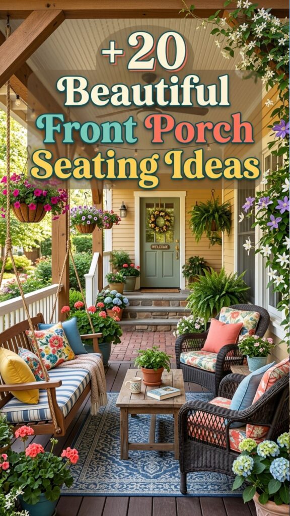 1. 20 Beautiful Front Porch Seating Ideas for Every Home Style