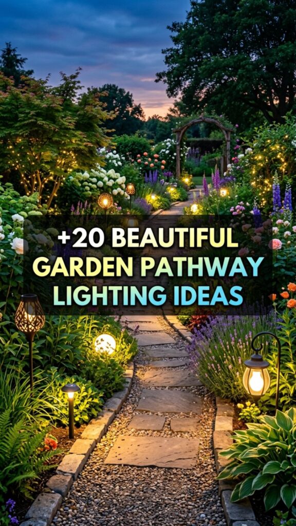 1. 20 Beautiful Garden Pathway Lighting Ideas for a Magical Backyard