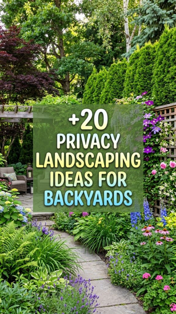 1. 20 Best Privacy Landscaping Ideas for Backyards That Look Beautiful