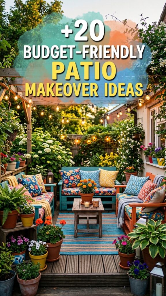 1. 20 Budget-Friendly Patio Makeover Ideas That Look Expensive