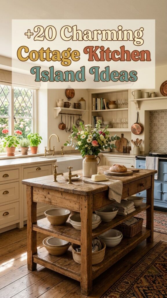 1. 20 Charming Cottage Kitchen Island Ideas for a Cozy Home
