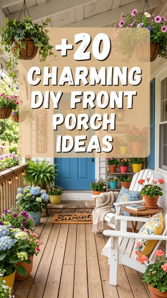 1. 20 Charming DIY Front Porch Ideas for Small Spaces
