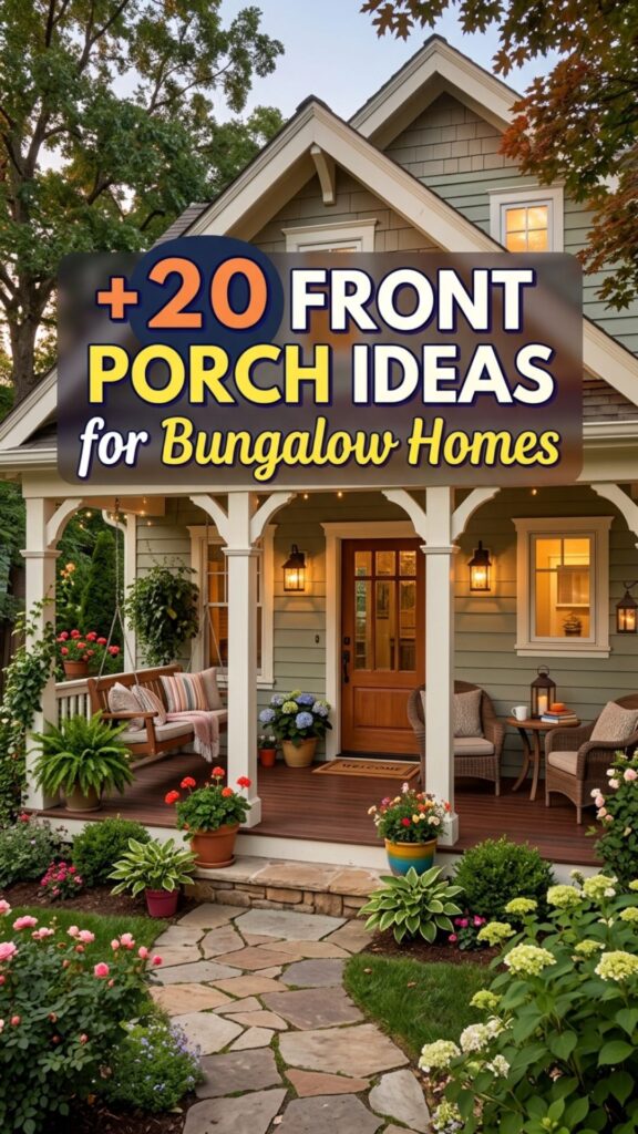 1. 20 Charming Front Porch Ideas for Bungalow Homes