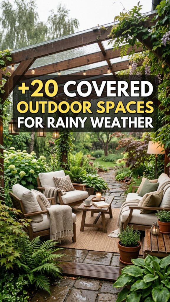 1. 20 Covered Outdoor Spaces for Rainy Weather You’ll Love
