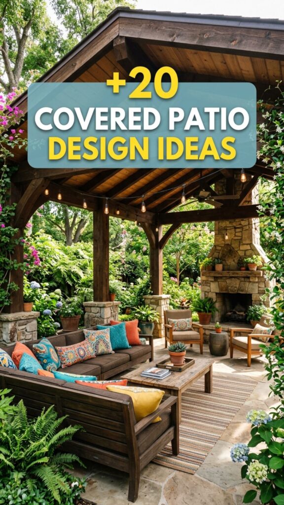 1. 20 Covered Patio Design Ideas That Transform Your Outdoor Space
