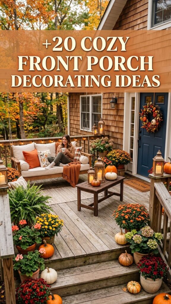1. 20 Cozy Front Porch Decorating Ideas You’ll Love