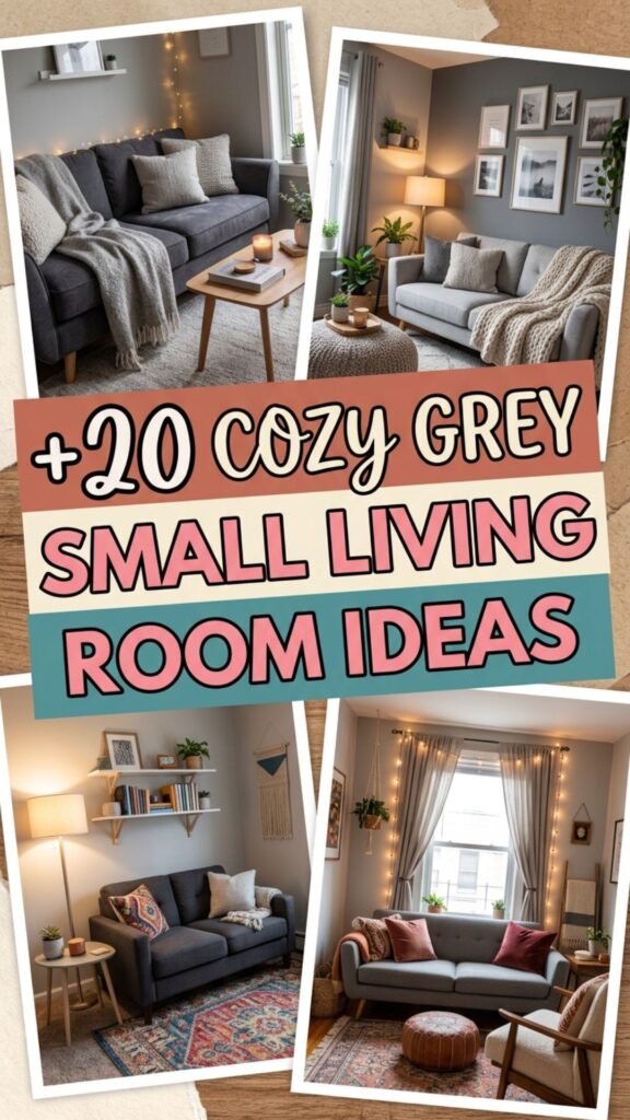 1. 20 Cozy Grey Small Living Room Ideas You’ll Want to Copy