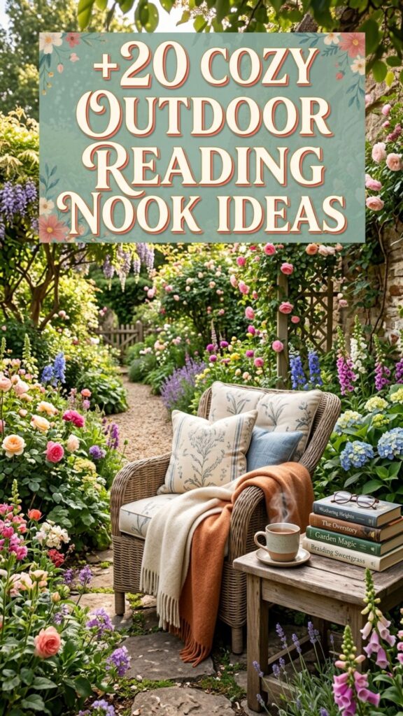 1. 20 Cozy Outdoor Reading Nook Ideas for Relaxing Spaces