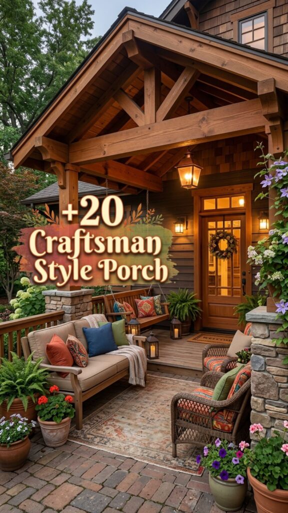 1. 20 Craftsman Porch Ideas for a Beautiful Home Entrance