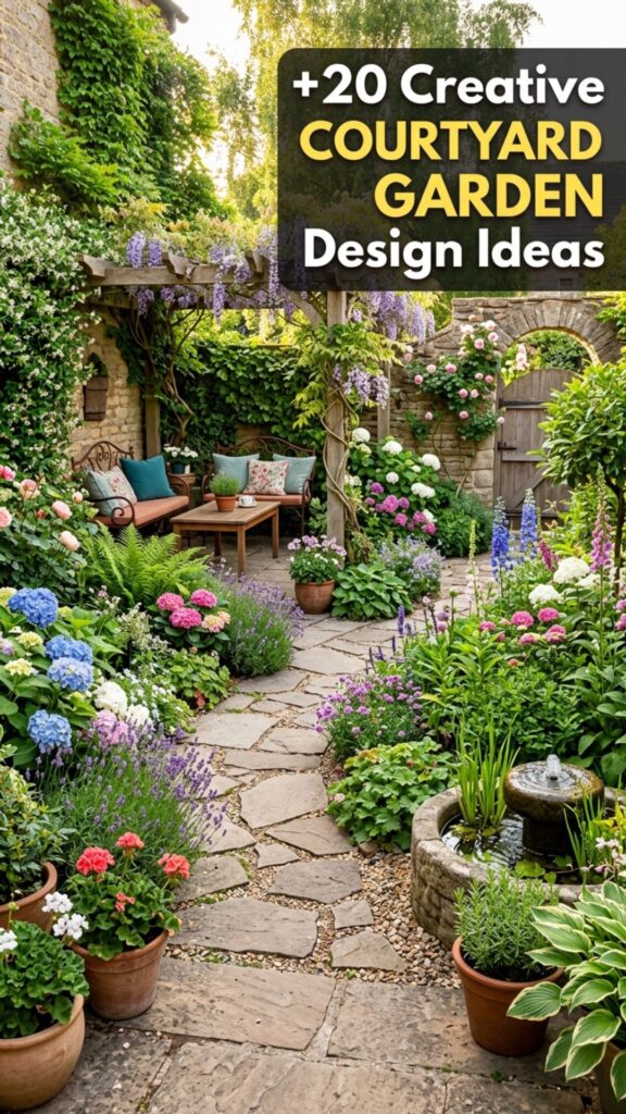 1. 20 Creative Courtyard Garden Design Ideas for Urban Homes
