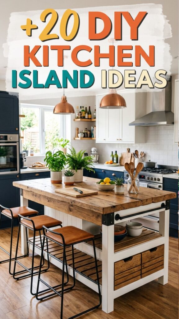 1. 20 DIY Kitchen Island Ideas for Small Spaces