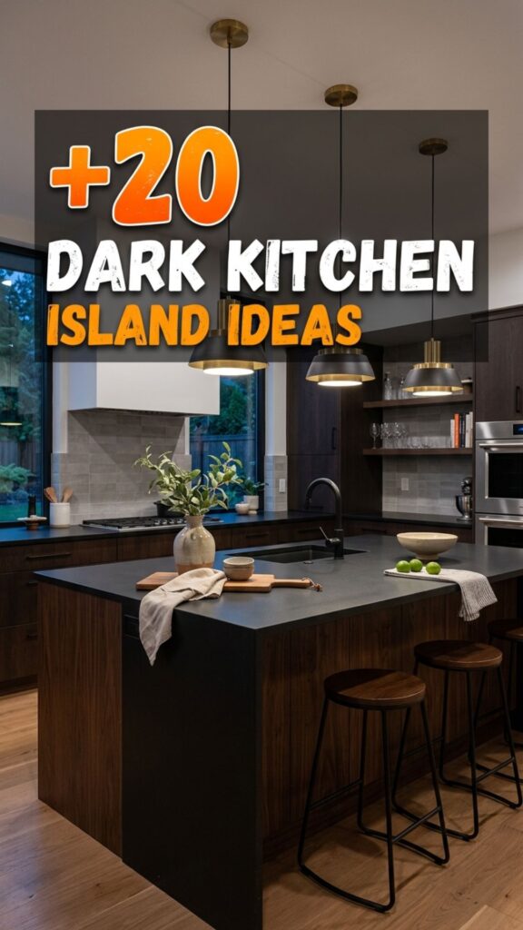 1. 20 Dark Kitchen Island Ideas for a Bold, Modern Look