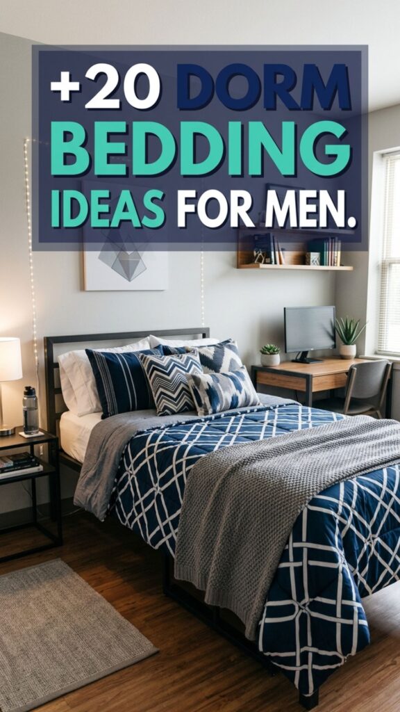 1. 20 Dorm Bedding Ideas Men Will Actually Like