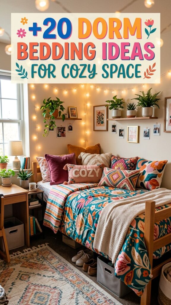 1. 20 Dorm Bedding Ideas for a Cozy, Comfy Sleep Space