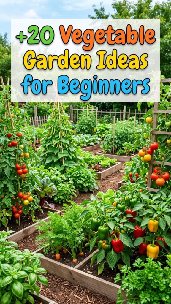1. 20 Easy Vegetable Garden Ideas for Beginners on a Budget