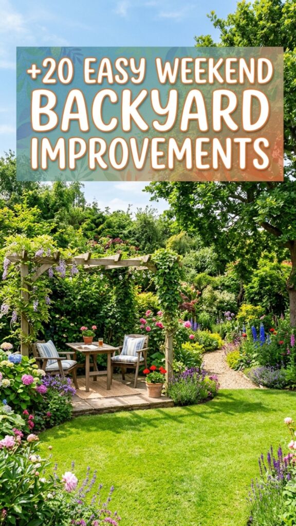 1. 20 Easy Weekend Backyard Improvement Ideas Anyone Can Try