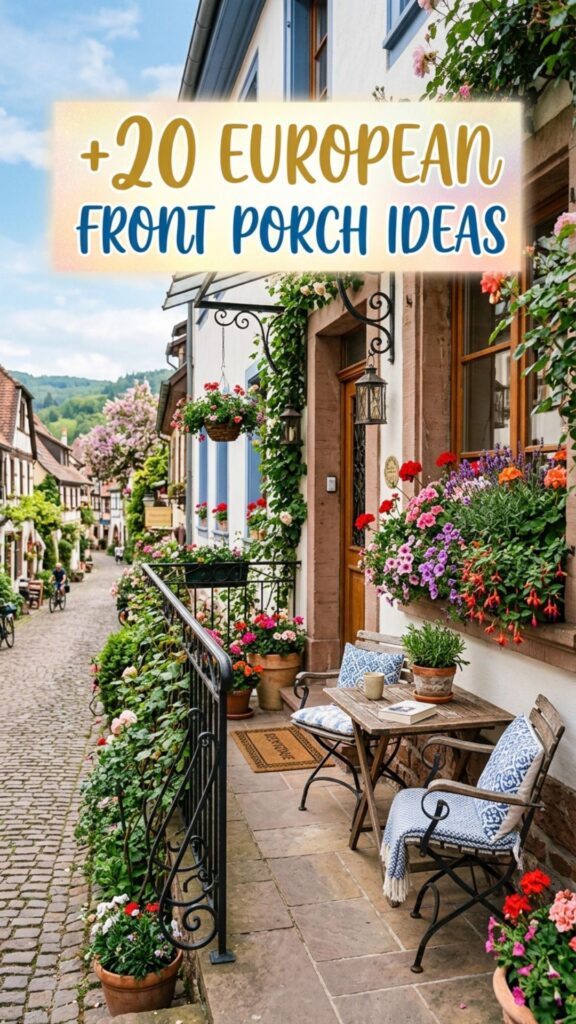 1. 20 European Front Porch Ideas for Timeless Curb Appeal